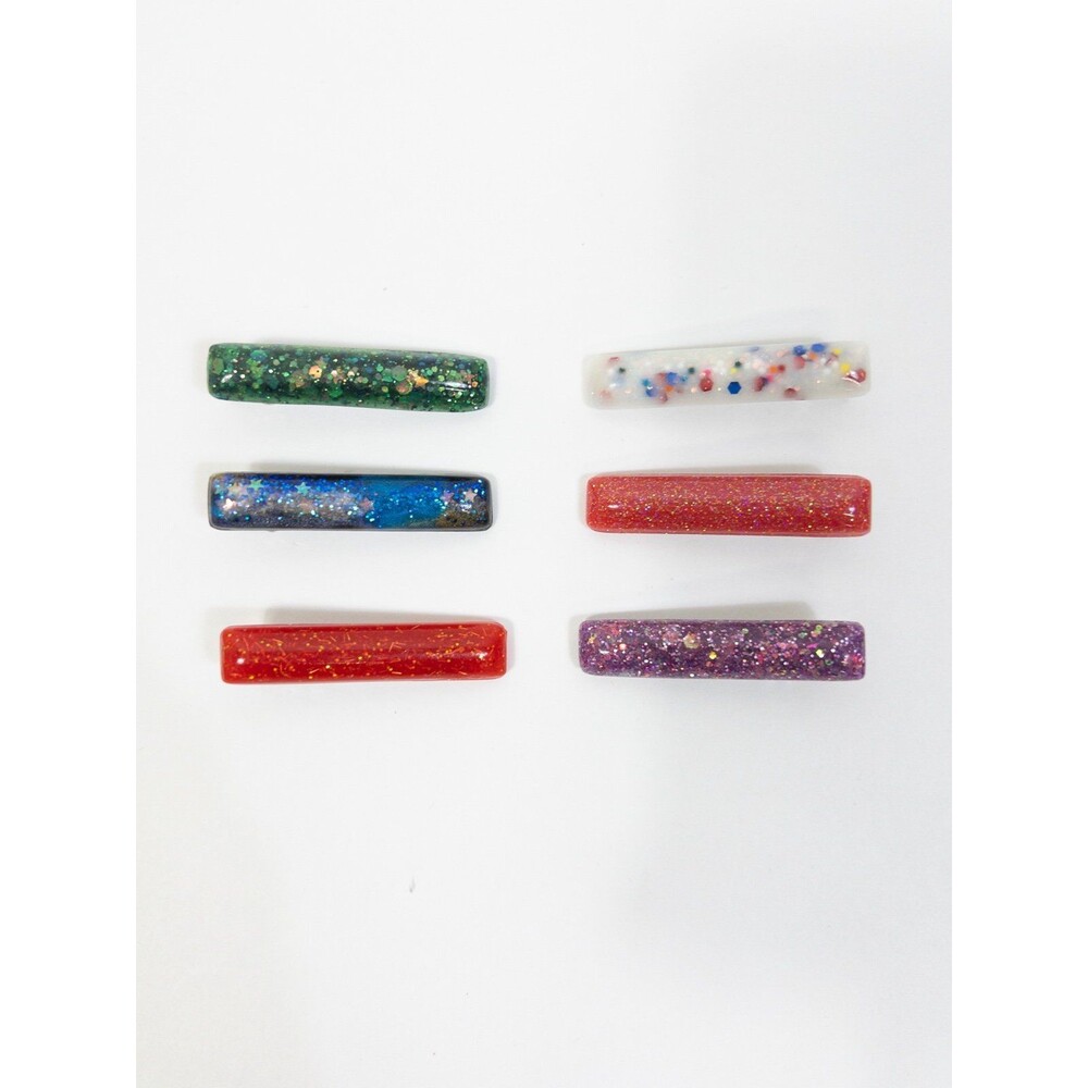 Beau Charming Handmade Glitter Hair Clips!